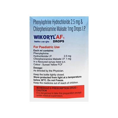WIKORYL AF 1 BANANA PINEAPPLE FLAVOUR Drops 15ml - Cough And Cold-Cou