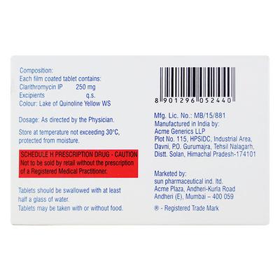 CRIXAN 250mg Tablet 10's - Bacterial Infections-Mac