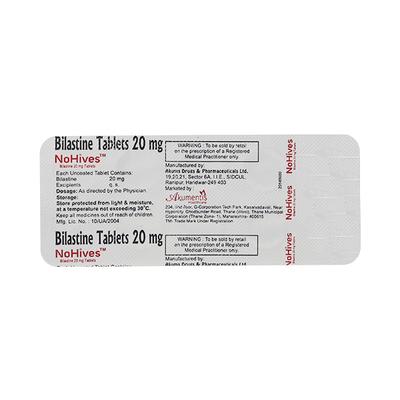 NOHIVES Tablet 10's - Allergies-Ant