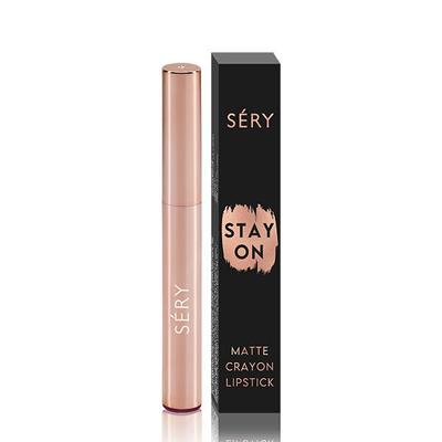 SERY Stay On Matte Crayon Lipstick - Very Cherry 2 gm - Lipsticks