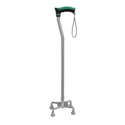Tynor Walking Stick Quadripod - Silver 1's - Wheelchairs & Walking Sticks