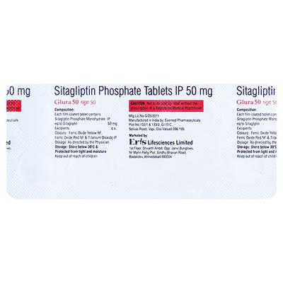 GLURA 50 Tablet 10's - Diabetes-Ant