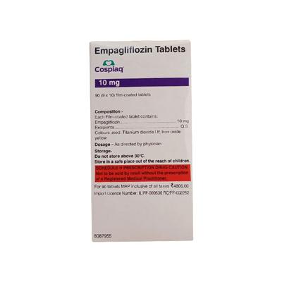 COSPIAQ 10mg Tablet 10's - Diabetes-Ant
