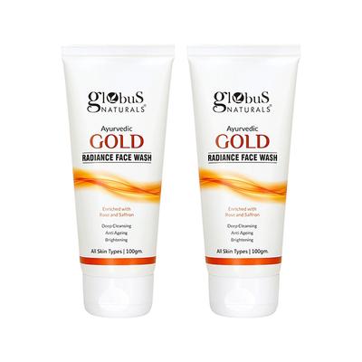 Globus Naturals Gold Radiance Anti Ageing & Brightening Face Pack, 100gm each 2's - Masks & Peels