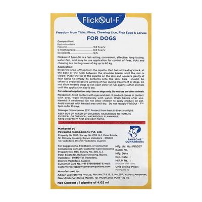 FLICKOUT F SPOT ON (VET) FOR DOGS 40-60KG Liquid 4.02ml - General-P