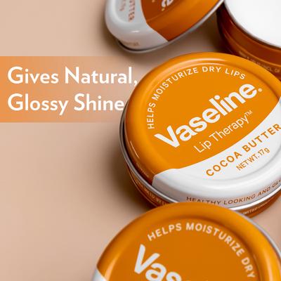 Vaseline Lip therapy Tins Cocoa Butter 17gm - Lip Scrubs
