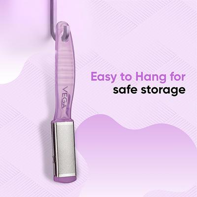 Vega Dual-Sided Pedicure Foot File For Dead Skin & Cracked Heels Removal For Men & Women (Pd-03) - Manicure & Pedicure Kits
