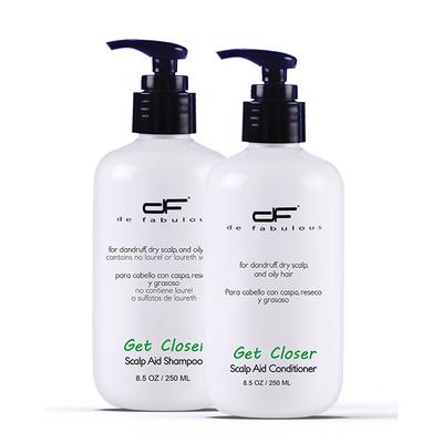 De Fabulous Get Closer Scalp Aid Shampoo & Conditioner Sulfate Free Combo 500ml - Shampoos
