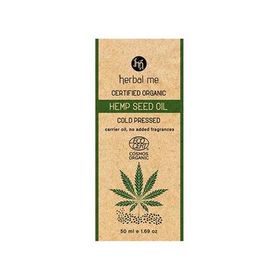 HM Herbal Me 100% Organic Hemp Seed Oil 50ml - Essential Oils