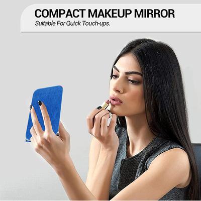 Majestique Rectangle Compact Mirror PU 1X/2X Magnification Portable 1's - Others