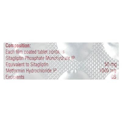 SITABITE M 50/1000 Tablet 15's - Diabetes-Ant