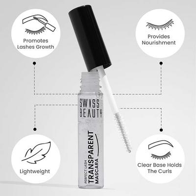 Swiss Beauty Perfect Lash Transparent Mascara 7 ml - Mascaras
