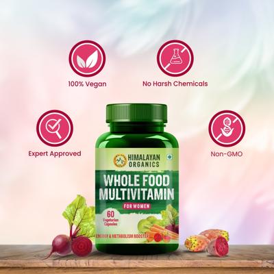Himalayan Organics Whole Food Multivitamin Vegetarian Capsule - Women 60's - Multi-Vitamins