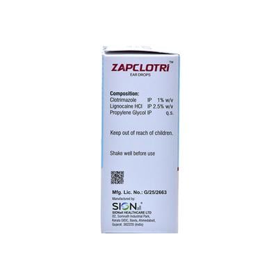 ZAPCLOTRI Ear Drops 10ml - Ear Conditions-Oth
