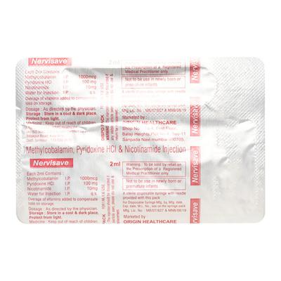 NERVISAVE Injection 2ml - Supplements-Vam