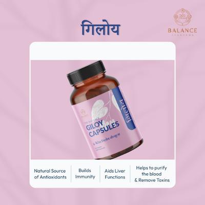 Balance Ayurveda The Balance Giloy Capsules 60's - Speciality Medicines