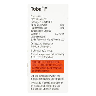 Toba F Eye Drops 5ml - Eye conditions-Eye