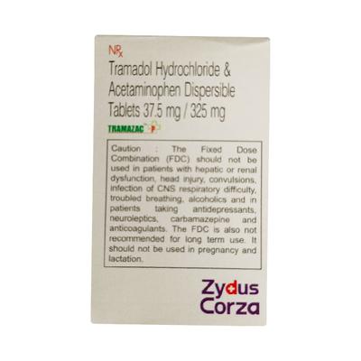TRAMAZAC P Tablet 10'S - Pain relief-Ana