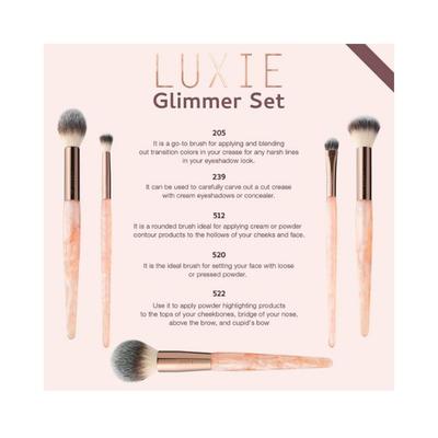 Luxie Glimmer Face Set 1's - Face Brush