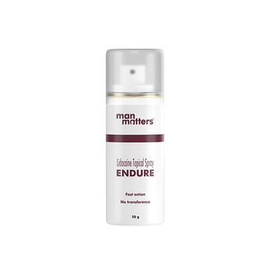 Man Matters ENDURE Lidocaine Spray Long lasting & Better Performance 20 gm - Multi-Vitamins