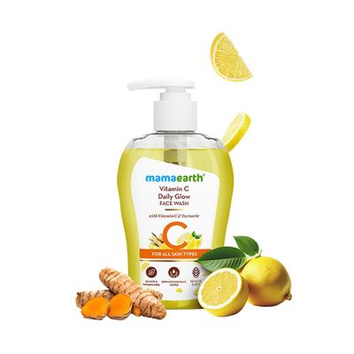 Mamaearth Vitamin C Face Wash with Turmeric for Skin Illumination 250ml - Face Washes