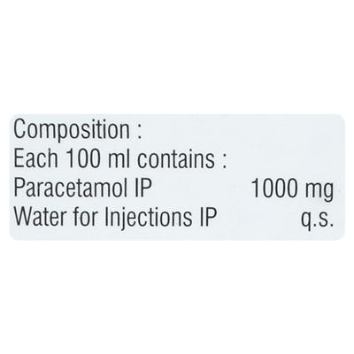 Fevridol 1gm IV Infusion 100ml - Fever-Ana