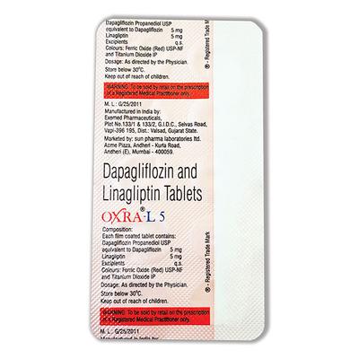 OXRA L 5 Tablet 10's - Diabetes-Ant
