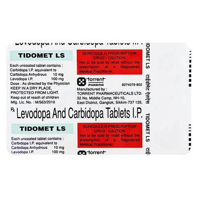 TIDOMET LS Tablet 15's - Parkinsonism-Apd