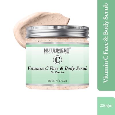 Nutriment Vitamin C Scrub All Skin Type 250 gm - Scrubs & Exfoliants