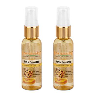Aryanveda Hair Growth Serum With Walnut Oil & Coconut Oil For Hair Smoothing (Pack of 2) 100 ml - Hair Serums