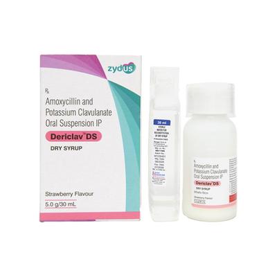 DERICLAV DS STRAWBERRY FLAVOUR Dry Syrup 30ml - Bacterial Infections-Pen
