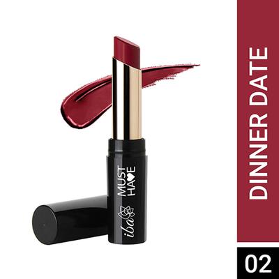 Iba Must Have Transfer Proof Ultra Matte Lipstick - 02 Dinner Date 3.2 gm - Lipsticks