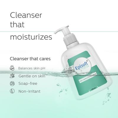 Episoft Cleansing Lotion for Sensitive Skin 250 ml - Face Wash & Cleansers