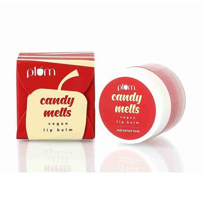 Plum Candy Melts Vegan Lip Balm Red Velvet Love 12 Gm - Lip Balms