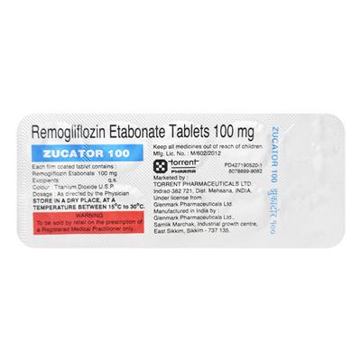 ZUCATOR 100mg Tablet 10's - Diabetes-Ant