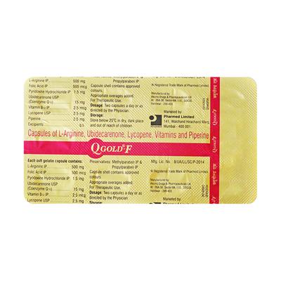Q Gold F Capsule 10'S - Supplements-Sup