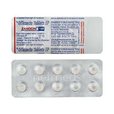 Zanocin 100mg Tablet 10'S - Bacterial Infections-Qui