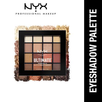 Nyx Professional Makeup Ultimate Shadow Palette - Warm Neutrals 13.28 gm - Eyeshadow, Bases & Primers
