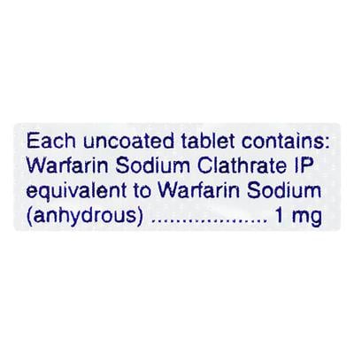 WARF 1mg Tablet 30's - Blood Clot-Ant