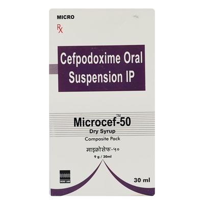 MICROCEF 50 Dry Syrup 30ml - Bacterial Infections-Cep