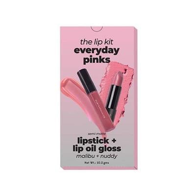 Rubys Organics Lip Kit Everyday Pinks -Lipstick + Lip Oil Gloss 10.2 gm - Lipsticks
