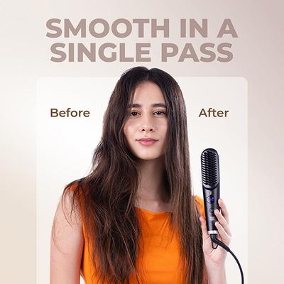Tash Hair Glide Connect Lightweight Hair Straightener Brush With 11 Temperature Settings 1's - Straighteners