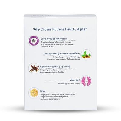 Nutrone Healthy Aging Powder - Kesar Badam Flavour 300gm - Daily Health Drinks