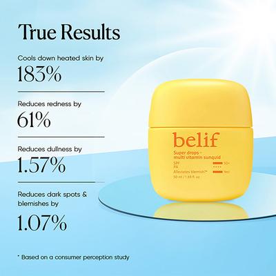 Belif Super Drops Multivitamin Sunquid SPF 50+ PA++++ 50 ml - Face Sunscreen