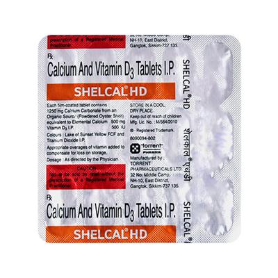 Shelcal HD Tablet 15'S - Supplements-Cal