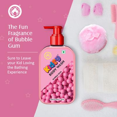 Mom & World Kidsy Body Wash - Bubble Gum 240 ml - Baby Body Wash