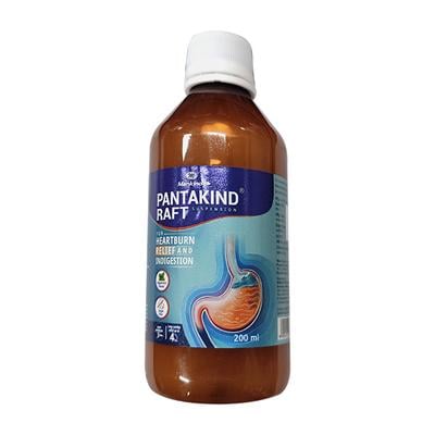 PANTAKIND RAFT SUGAR FREE PEPPERMINT FLAVOUR Suspension 200ml - Ulcer/Reflux/Flatulence-Aaa