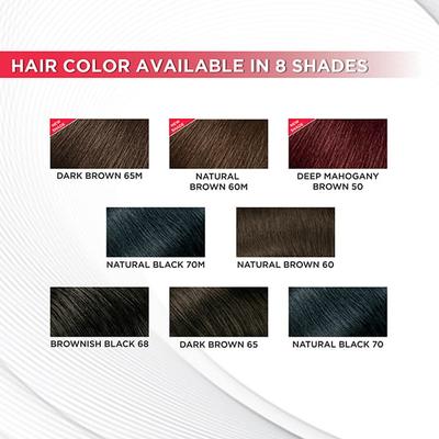 Revlon Top Speed Hair Color Woman-Deep Mahogany Brown 50 (40gm+40gm+15ml) 1's - Crème