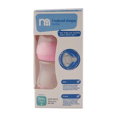 Mothercare Wide Neck Bottle - Pink 150 ml - Feeding & Nursing