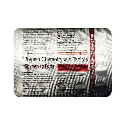 CHYMOVAG FORTE Tablet 20's - Pain relief-Ant